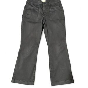 Madewell Kick Out Mid Rise Jeans Gray Stretch Cotton Size 30